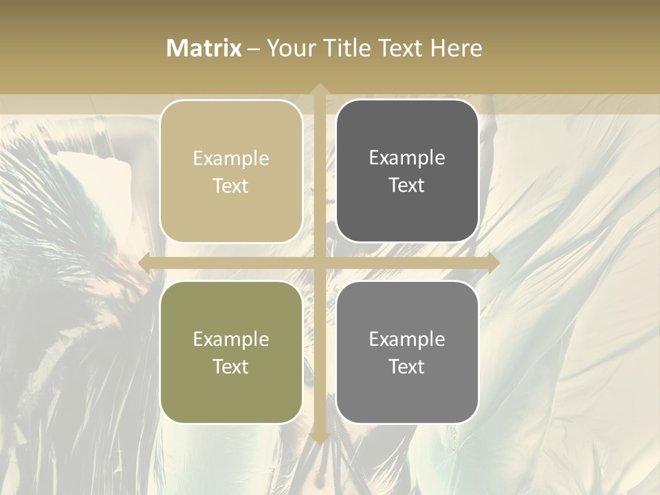Beautiful Enjoyment Dress PowerPoint Template