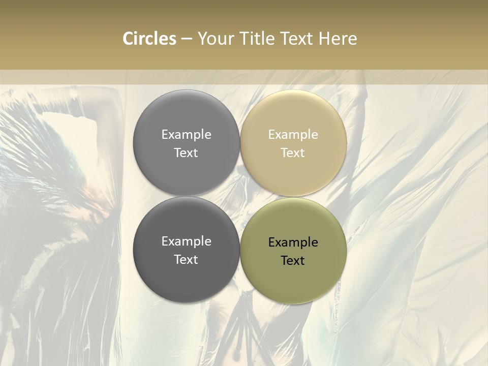 Beautiful Enjoyment Dress PowerPoint Template