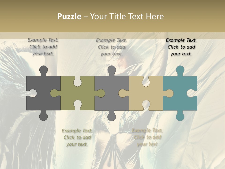 Beautiful Enjoyment Dress PowerPoint Template