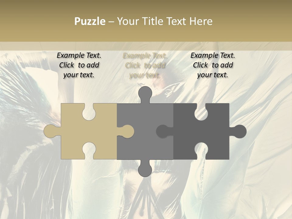 Beautiful Enjoyment Dress PowerPoint Template