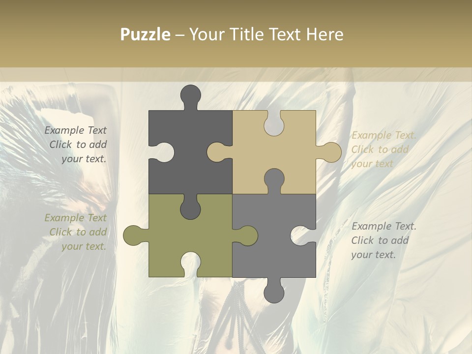 Beautiful Enjoyment Dress PowerPoint Template
