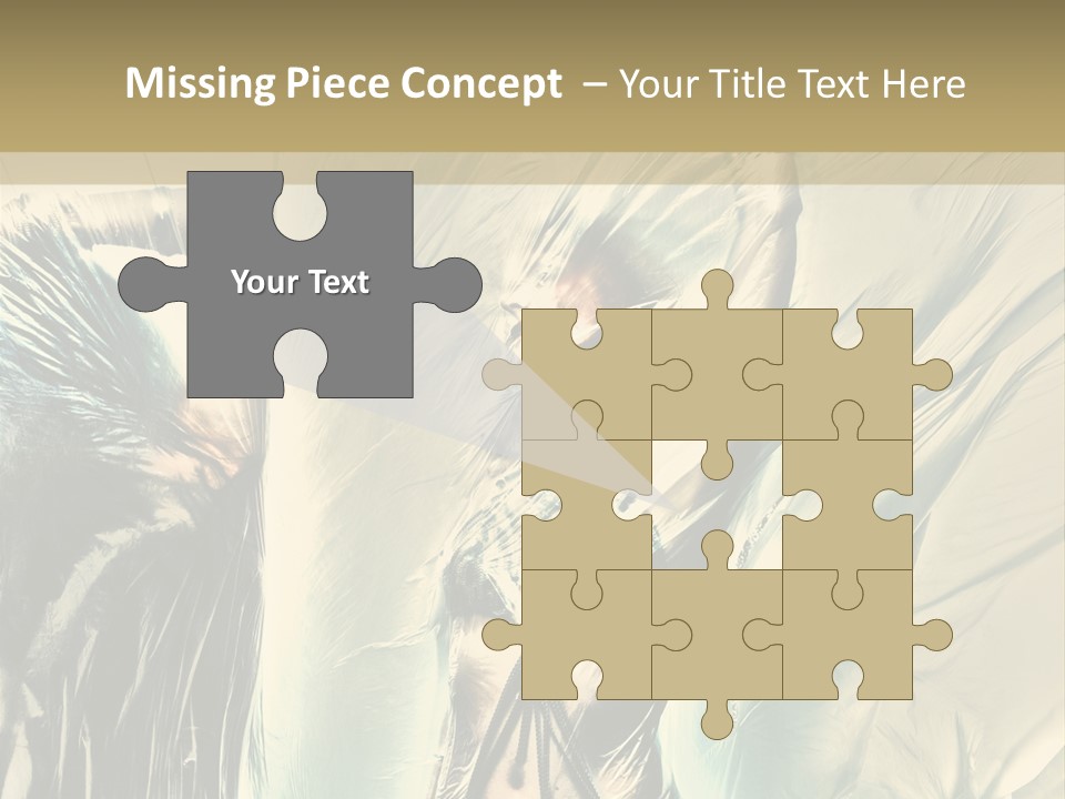 Beautiful Enjoyment Dress PowerPoint Template