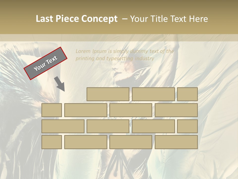 Beautiful Enjoyment Dress PowerPoint Template