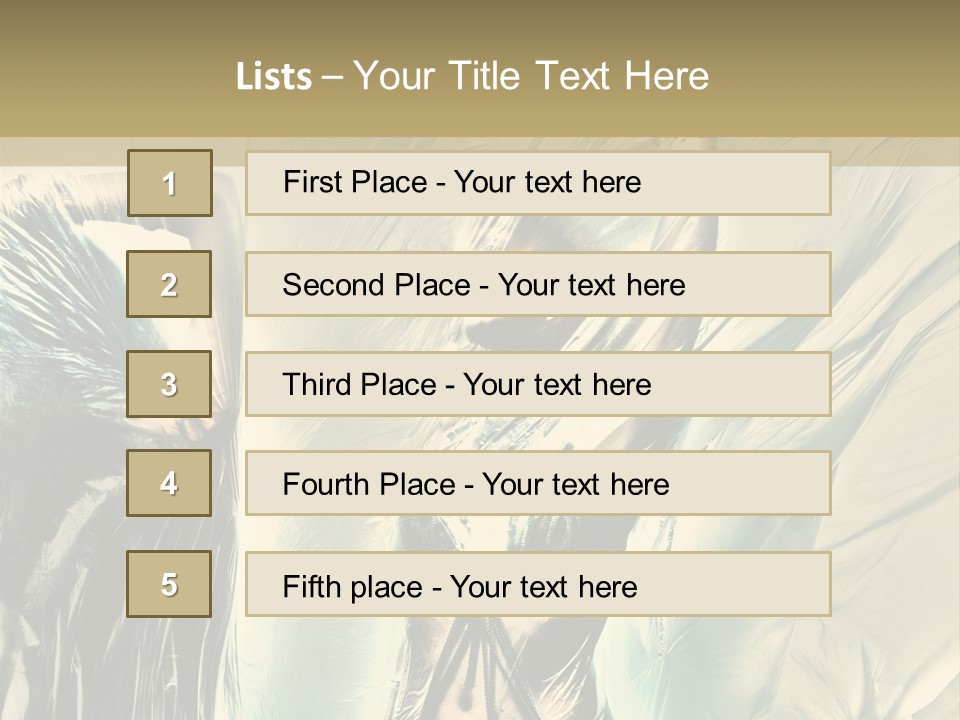 Beautiful Enjoyment Dress PowerPoint Template