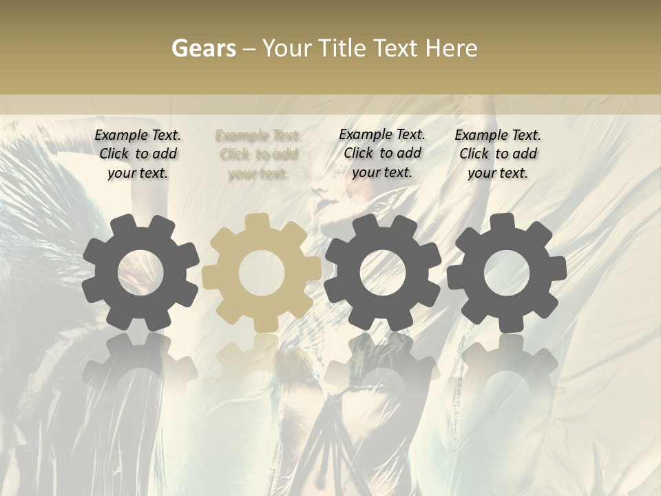 Beautiful Enjoyment Dress PowerPoint Template