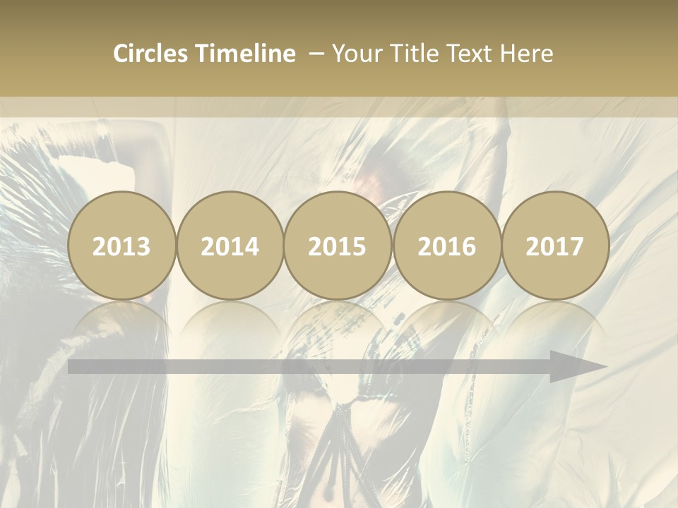 Beautiful Enjoyment Dress PowerPoint Template
