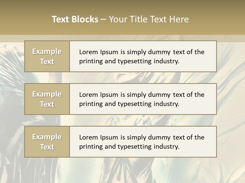 Beautiful Enjoyment Dress PowerPoint Template