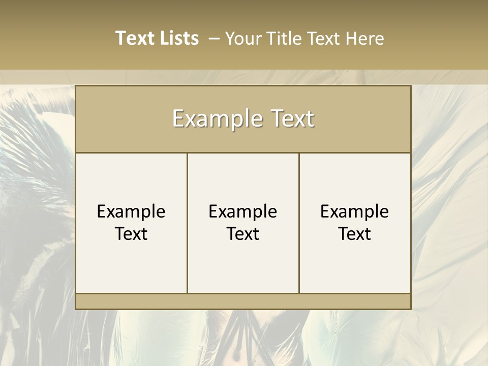 Beautiful Enjoyment Dress PowerPoint Template