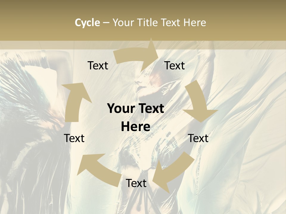 Beautiful Enjoyment Dress PowerPoint Template