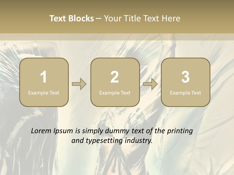 Beautiful Enjoyment Dress PowerPoint Template