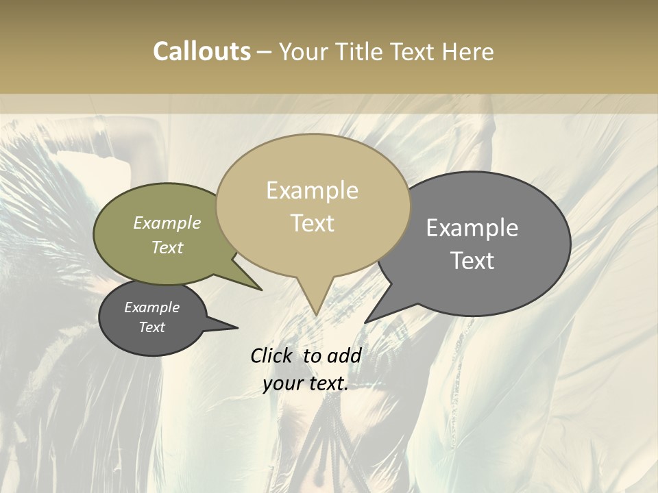 Beautiful Enjoyment Dress PowerPoint Template