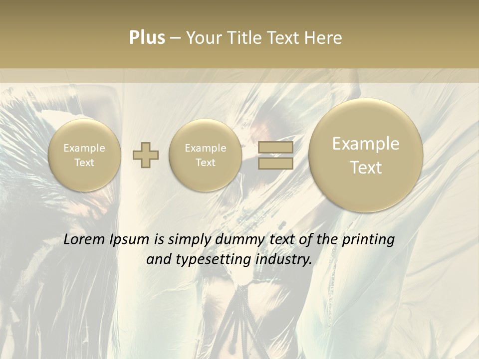 Beautiful Enjoyment Dress PowerPoint Template