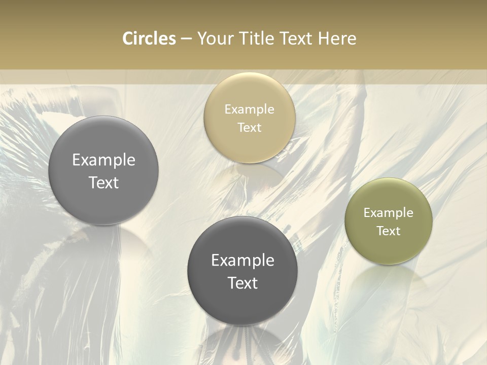 Beautiful Enjoyment Dress PowerPoint Template