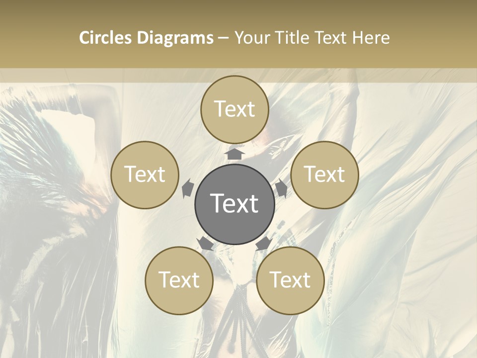 Beautiful Enjoyment Dress PowerPoint Template