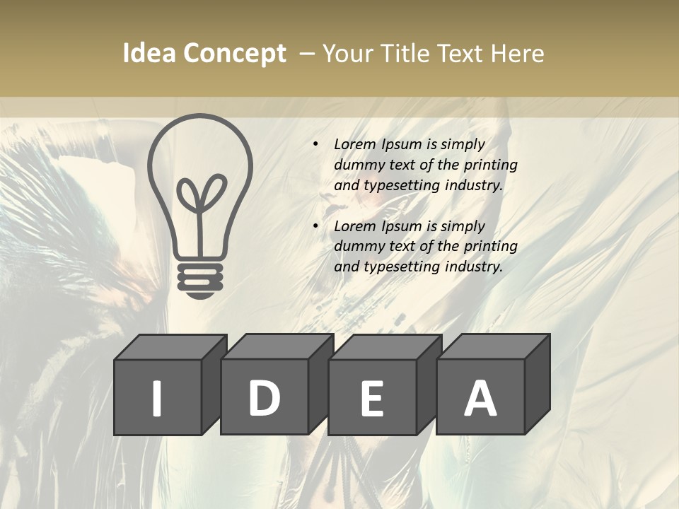 Beautiful Enjoyment Dress PowerPoint Template