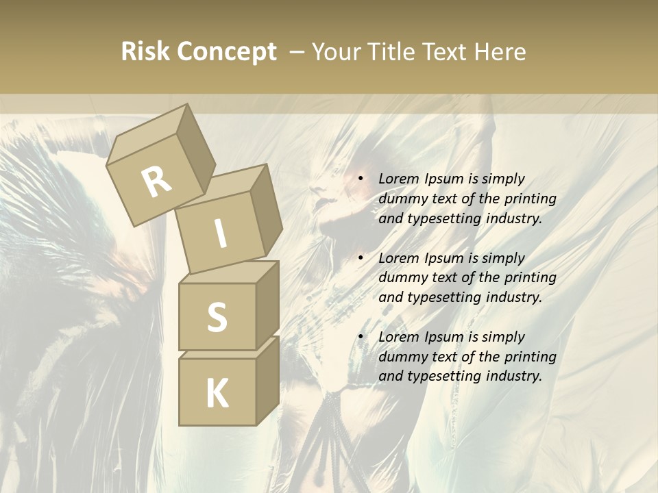 Beautiful Enjoyment Dress PowerPoint Template