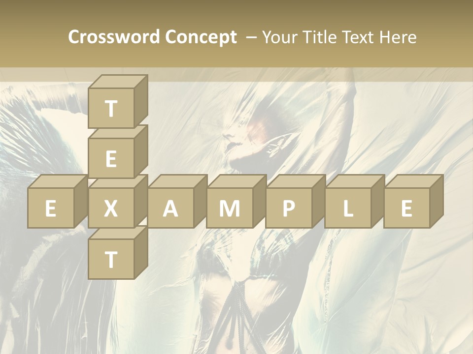 Beautiful Enjoyment Dress PowerPoint Template