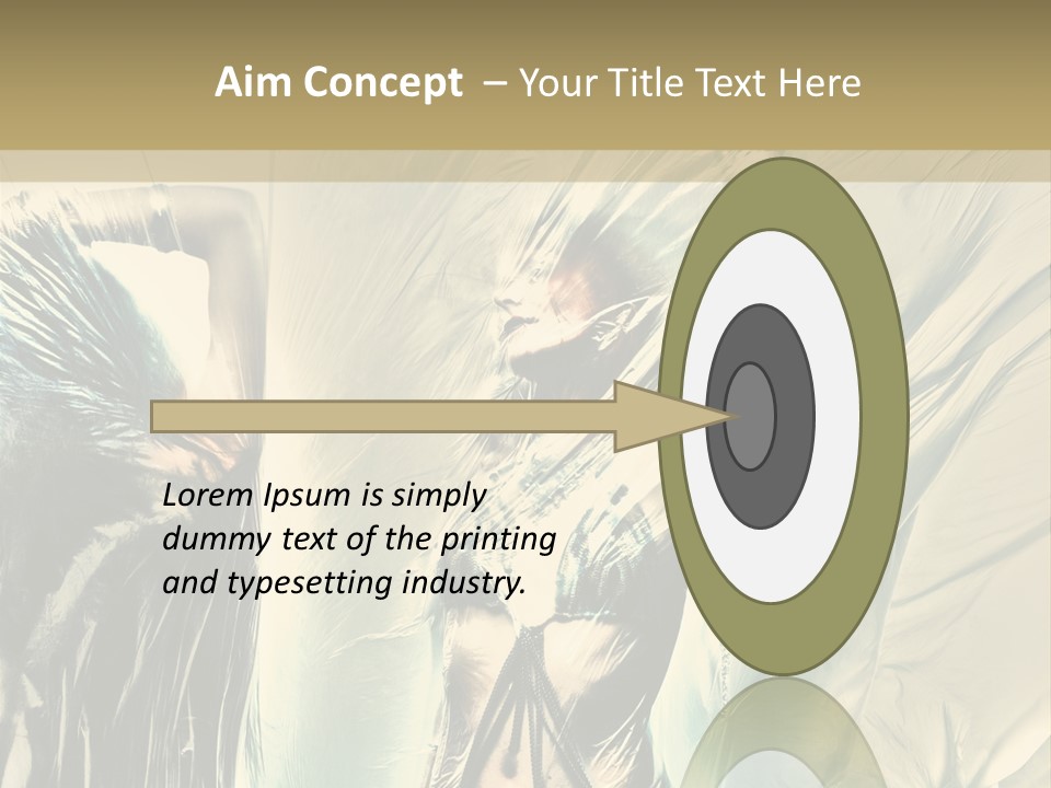 Beautiful Enjoyment Dress PowerPoint Template