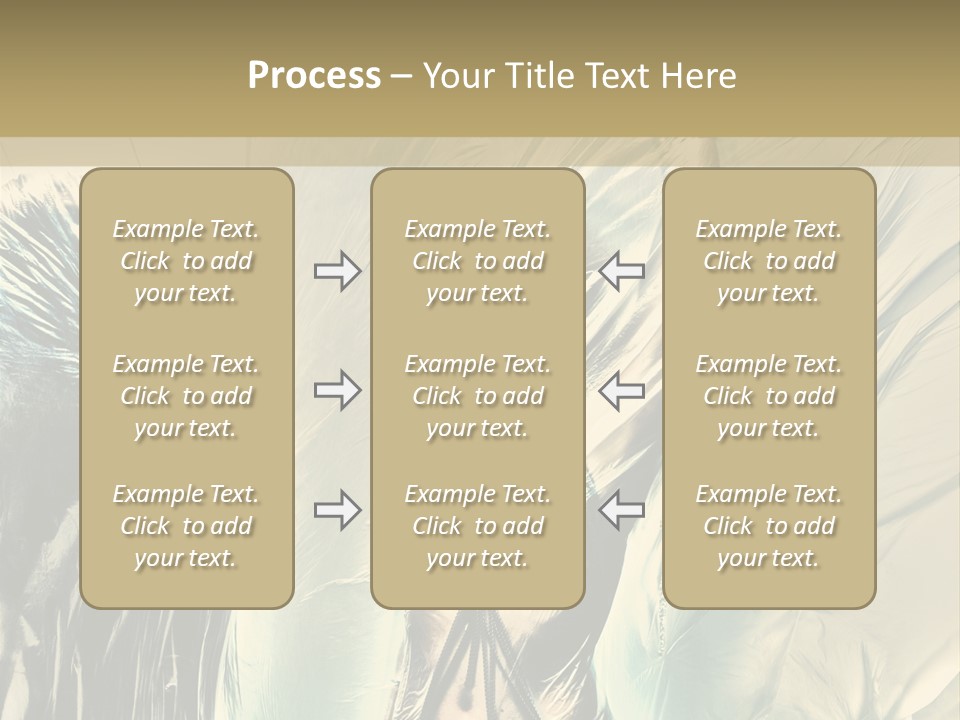 Beautiful Enjoyment Dress PowerPoint Template