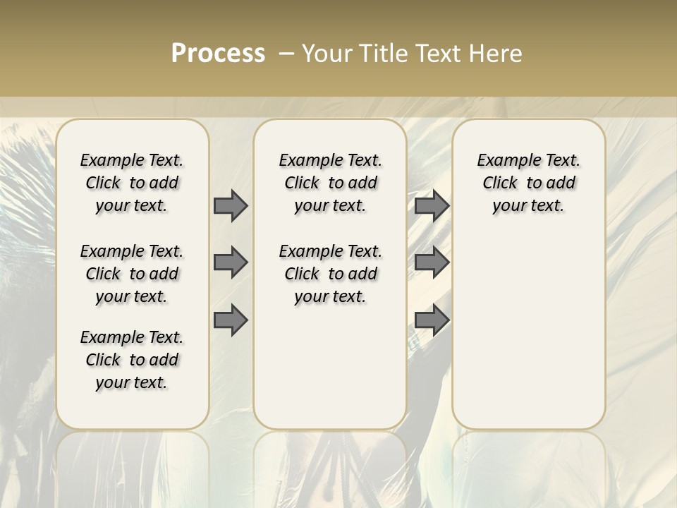 Beautiful Enjoyment Dress PowerPoint Template
