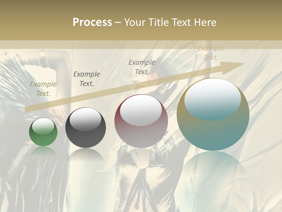Beautiful Enjoyment Dress PowerPoint Template
