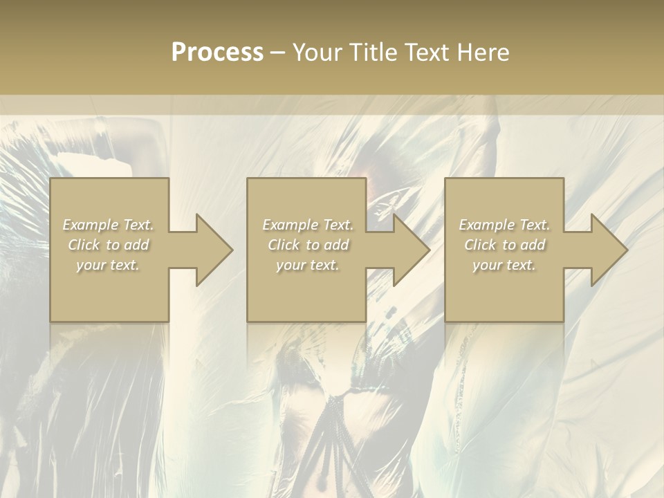 Beautiful Enjoyment Dress PowerPoint Template