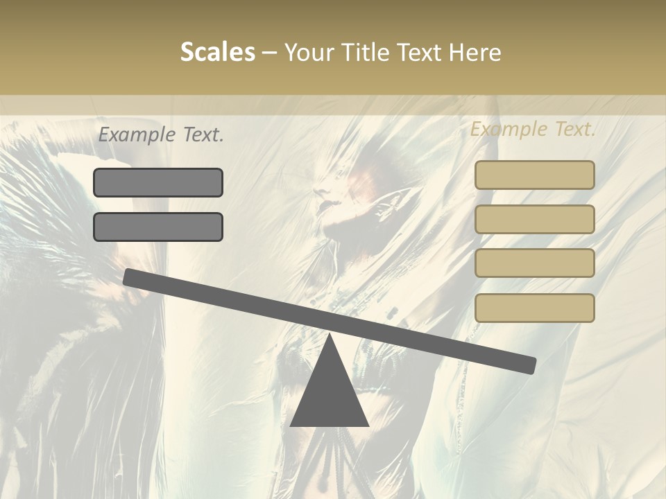 Beautiful Enjoyment Dress PowerPoint Template