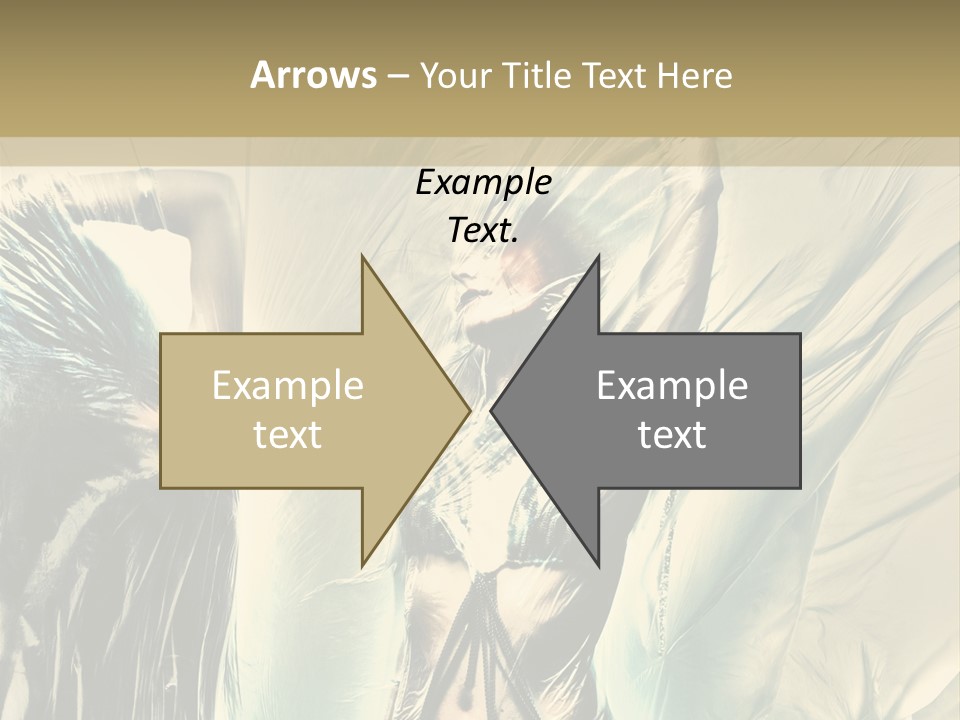 Beautiful Enjoyment Dress PowerPoint Template