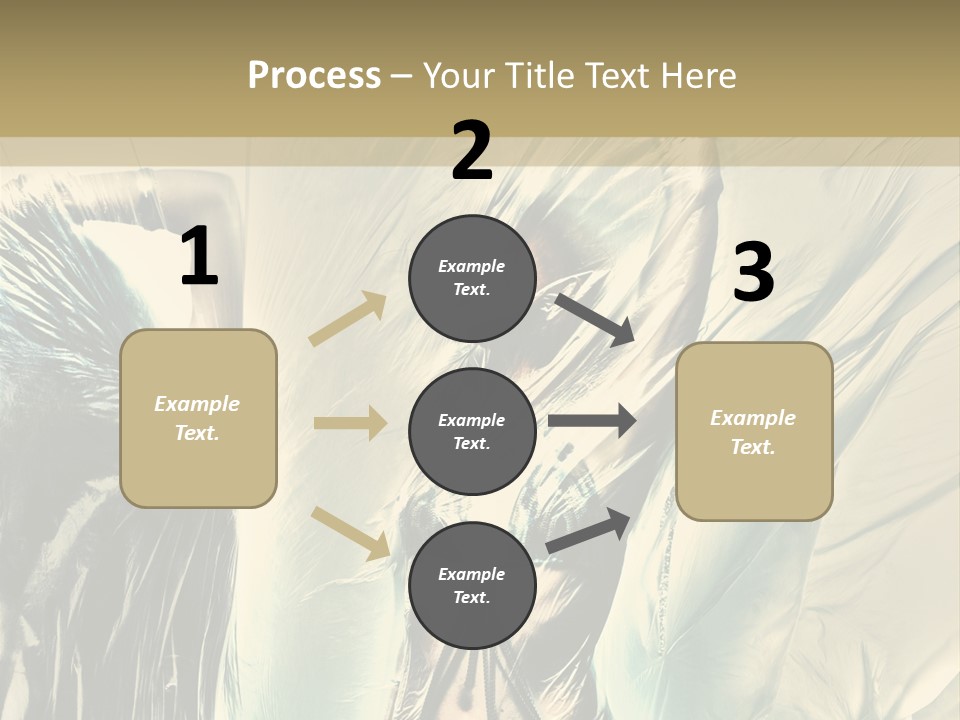 Beautiful Enjoyment Dress PowerPoint Template