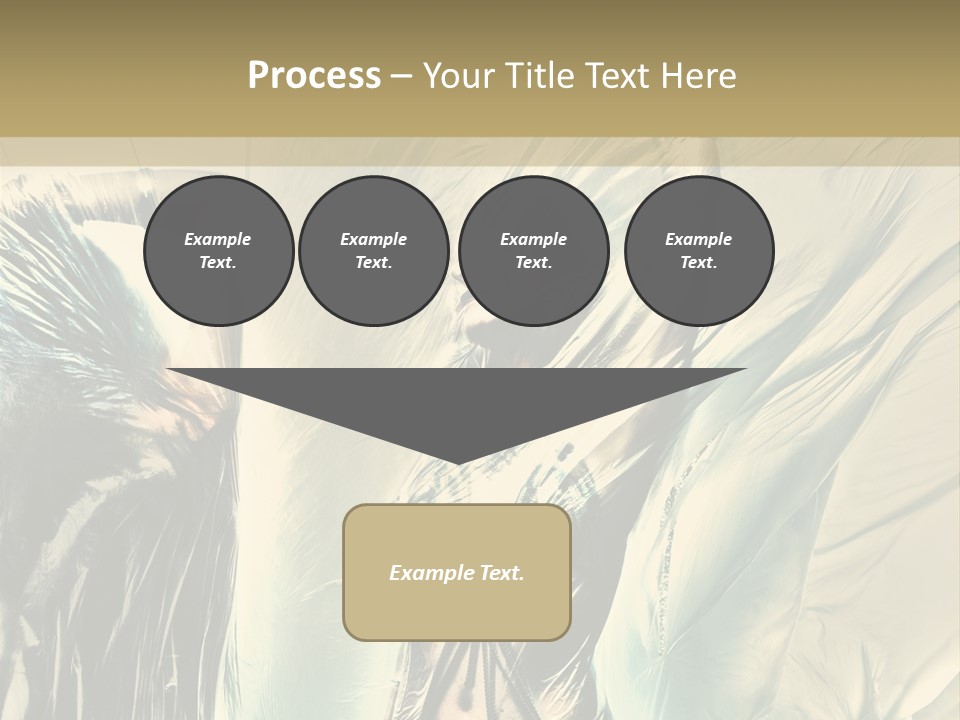 Beautiful Enjoyment Dress PowerPoint Template