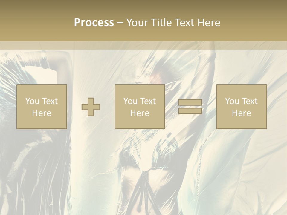 Beautiful Enjoyment Dress PowerPoint Template