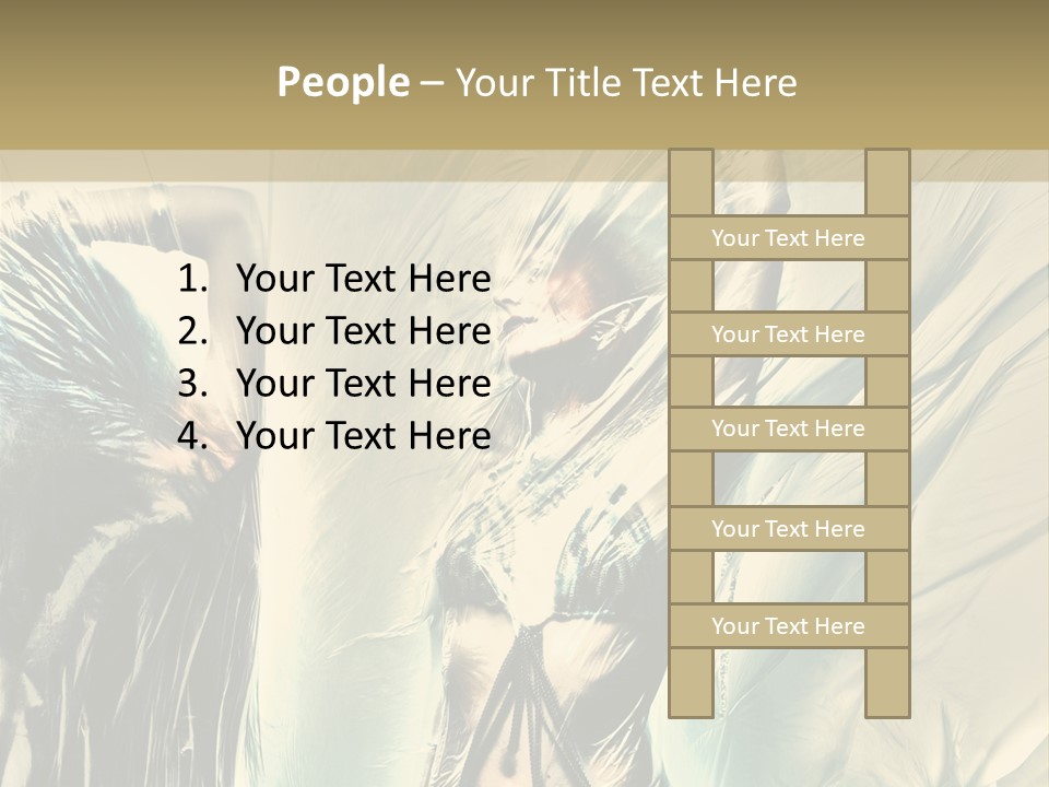 Beautiful Enjoyment Dress PowerPoint Template
