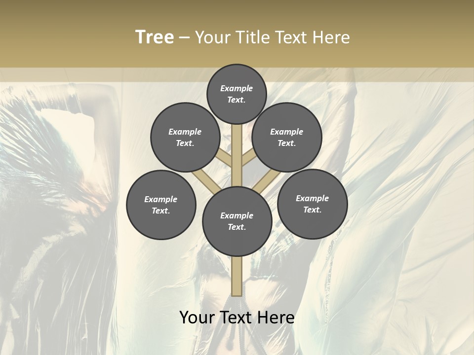 Beautiful Enjoyment Dress PowerPoint Template