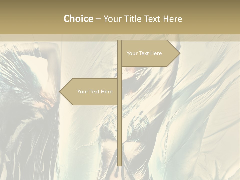 Beautiful Enjoyment Dress PowerPoint Template