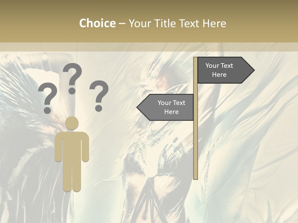 Beautiful Enjoyment Dress PowerPoint Template