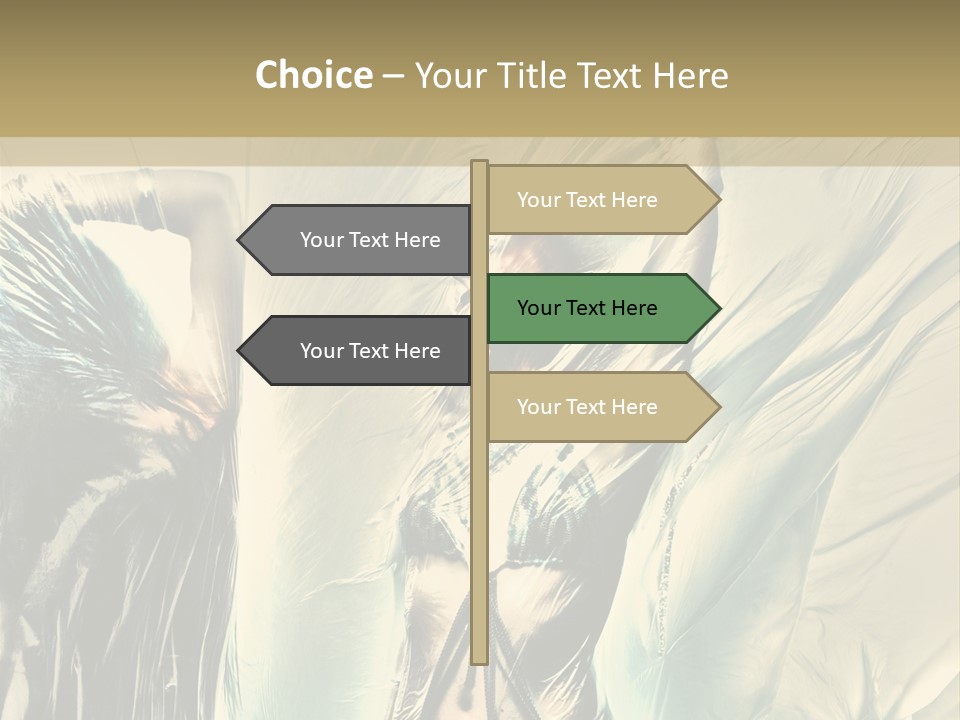 Beautiful Enjoyment Dress PowerPoint Template