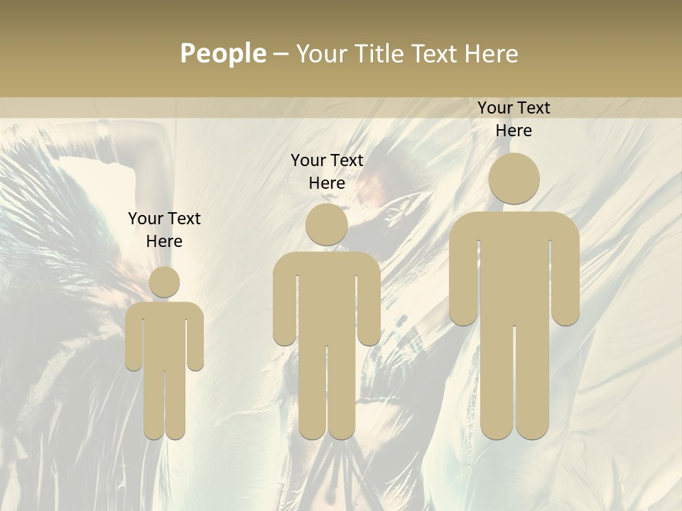 Beautiful Enjoyment Dress PowerPoint Template