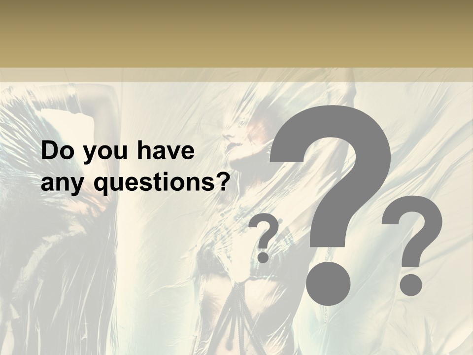 Beautiful Enjoyment Dress PowerPoint Template