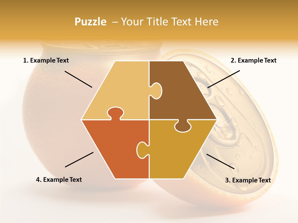 Wet Still Life Part PowerPoint Template