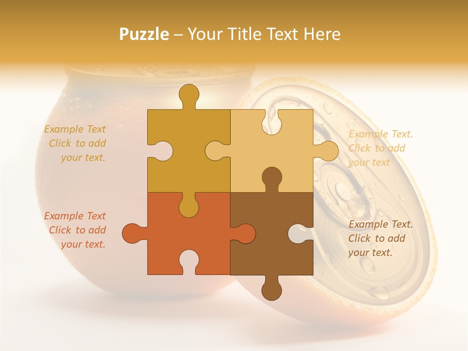 Wet Still Life Part PowerPoint Template