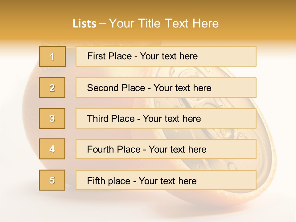 Wet Still Life Part PowerPoint Template