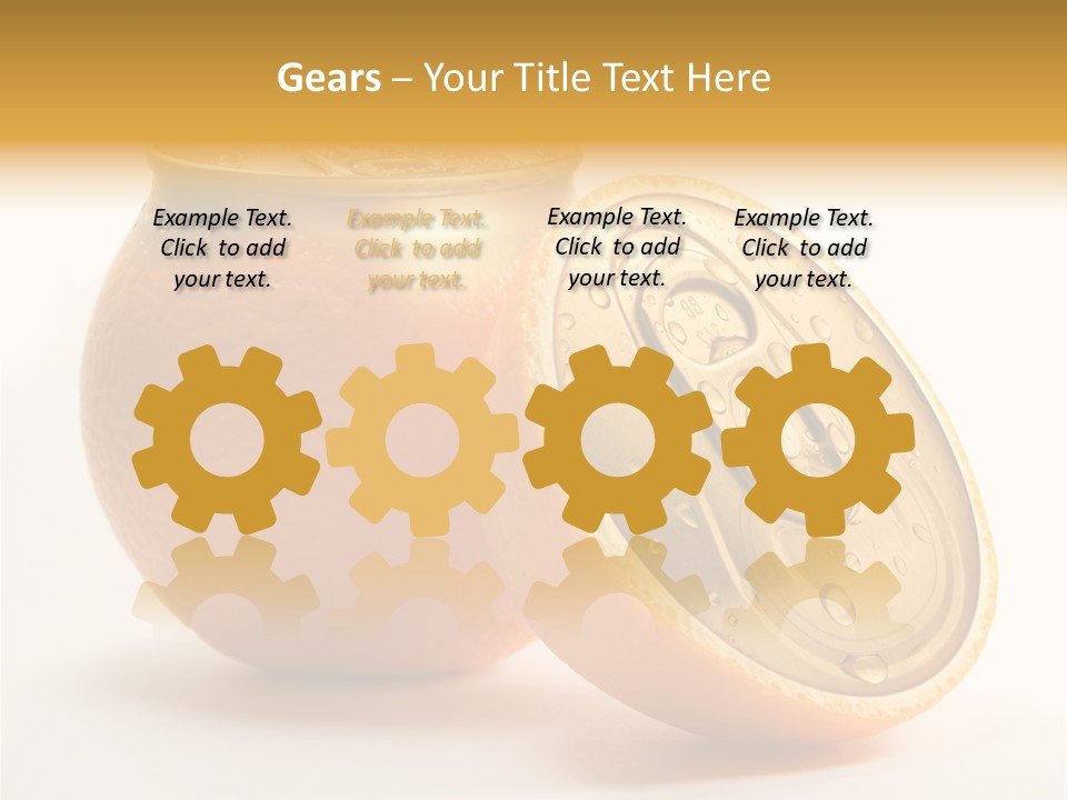 Wet Still Life Part PowerPoint Template