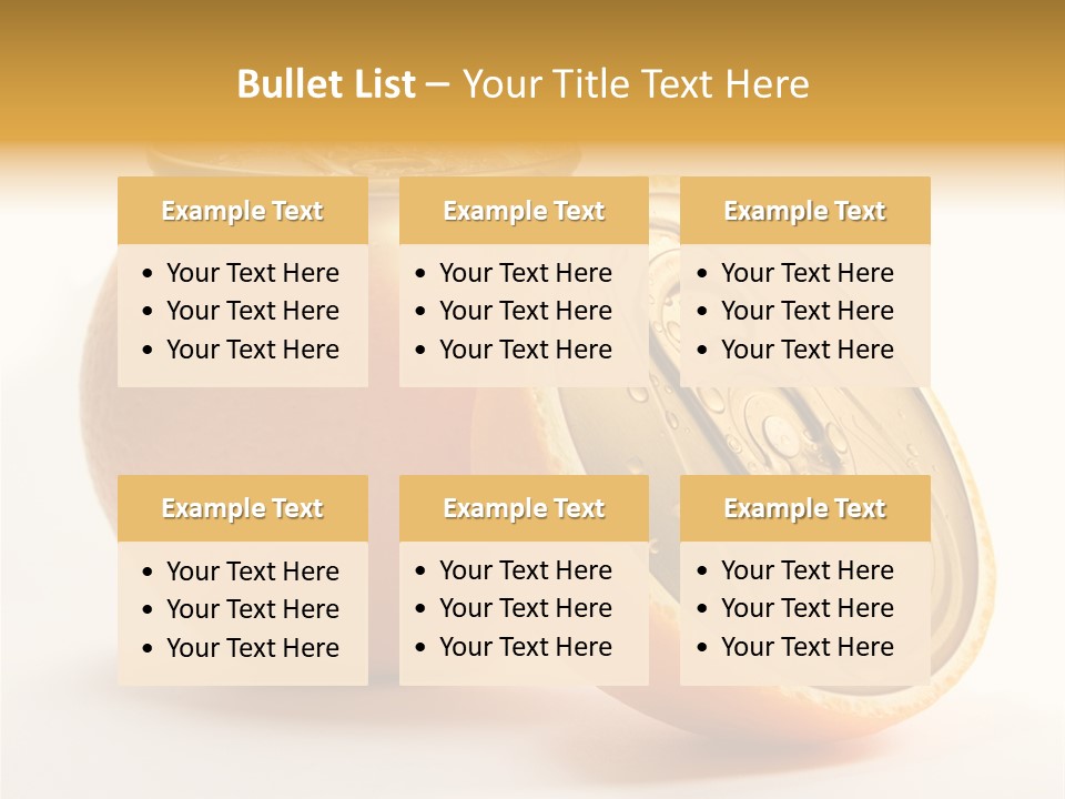 Wet Still Life Part PowerPoint Template