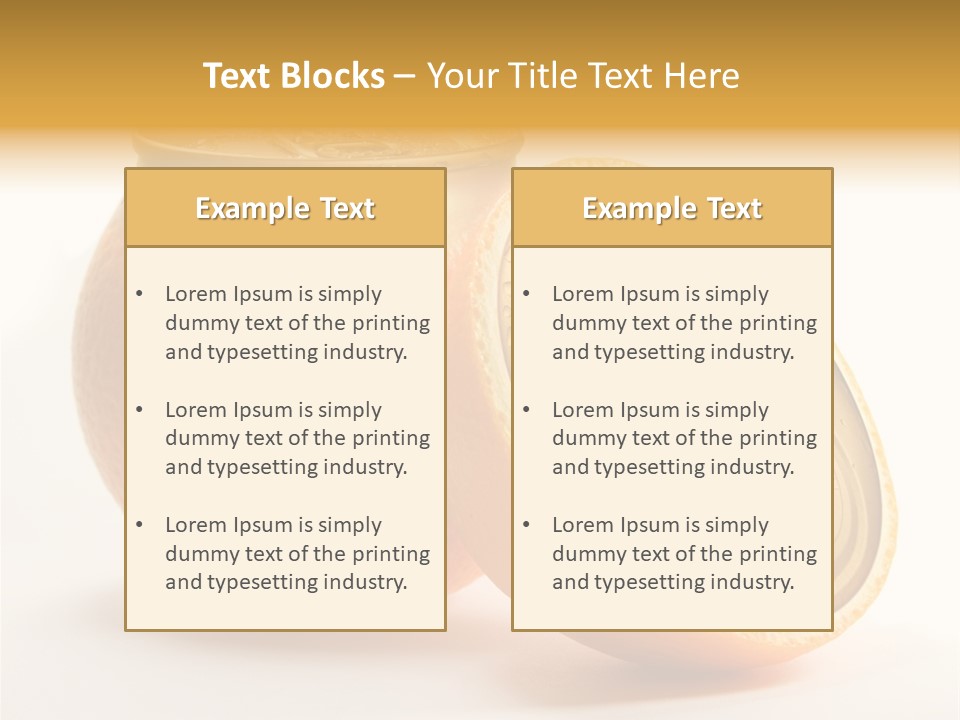 Wet Still Life Part PowerPoint Template