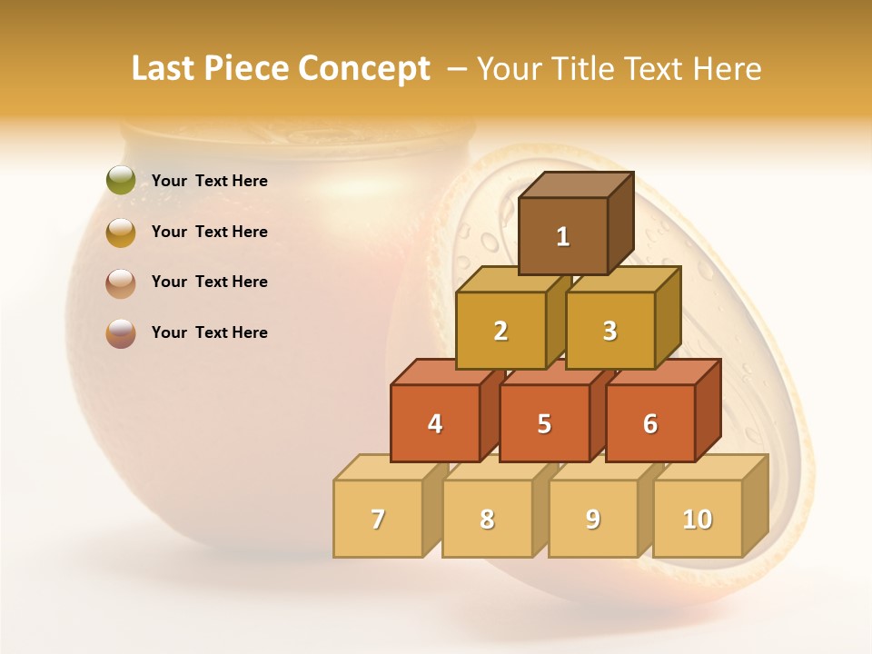 Wet Still Life Part PowerPoint Template