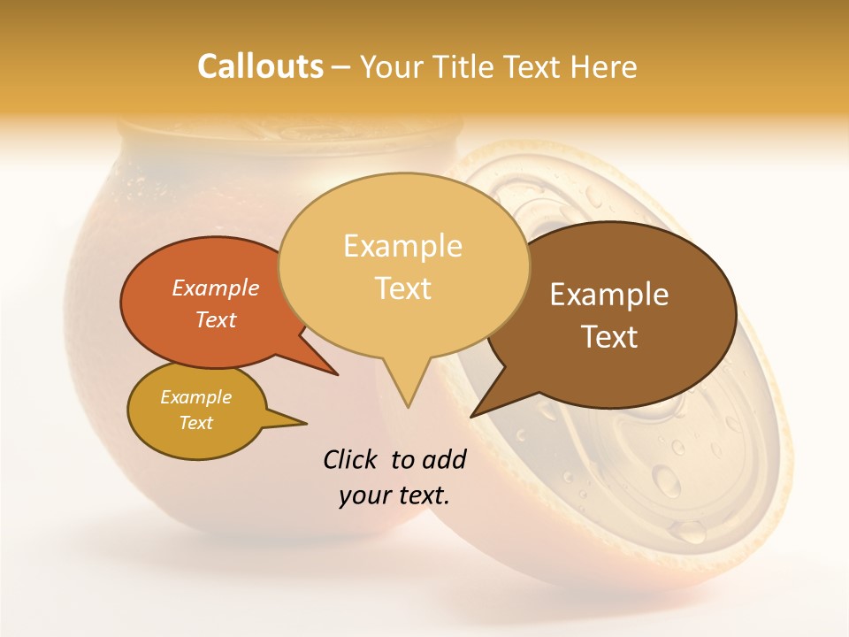 Wet Still Life Part PowerPoint Template