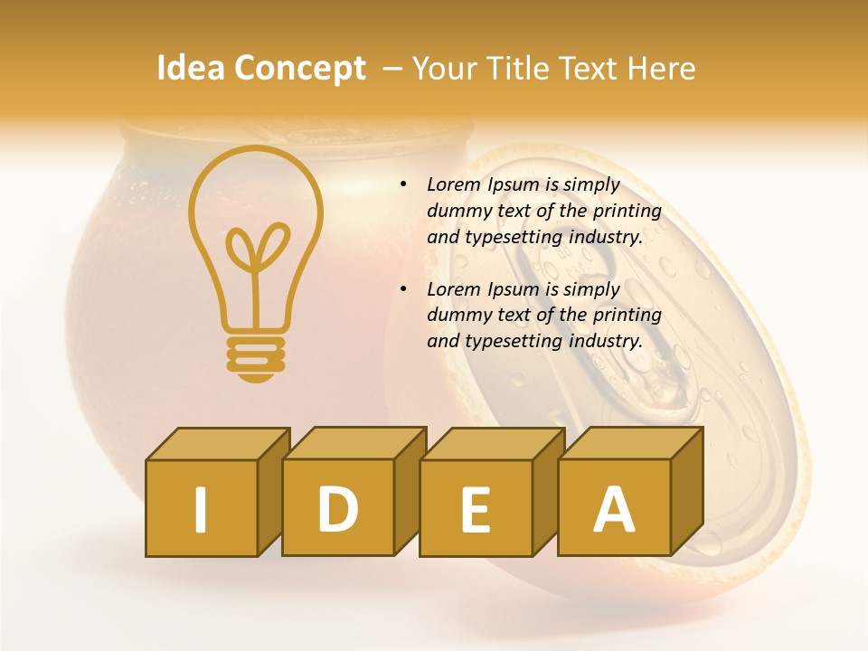 Wet Still Life Part PowerPoint Template