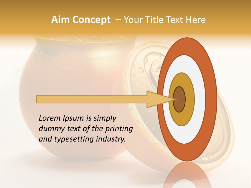 Wet Still Life Part PowerPoint Template