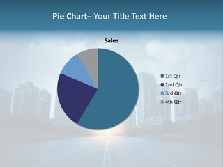 Construction City Road PowerPoint Template