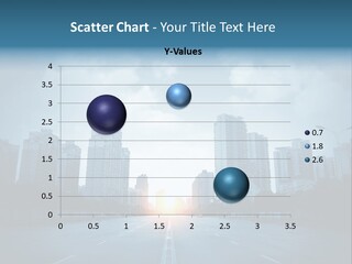 Construction City Road PowerPoint Template